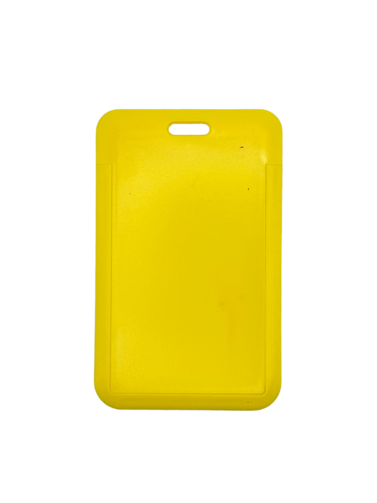 Yellow ID Holder