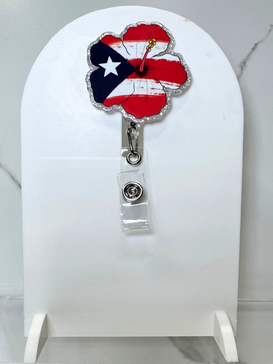 Flower Badge Reel
