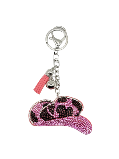 Cowboy Hat Rhinestone Keychain