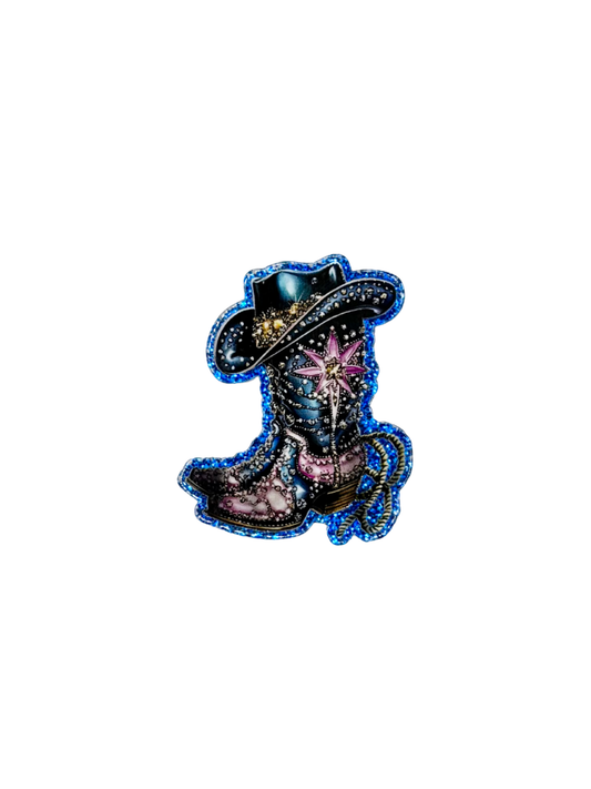 Cowboy Boots Acrylic
