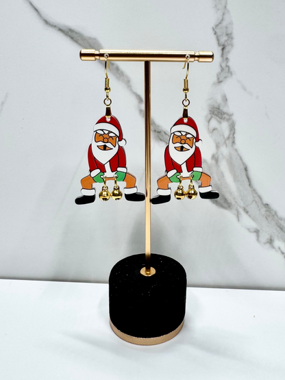 Santa Earrings