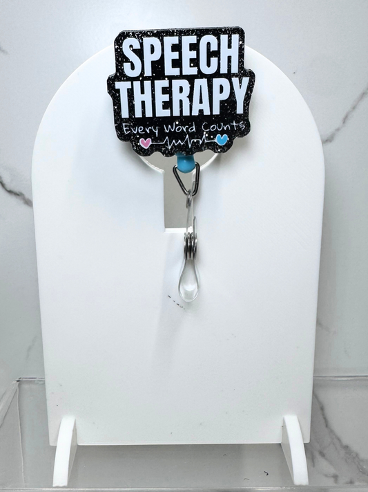 Speech Therapy Badge Reel