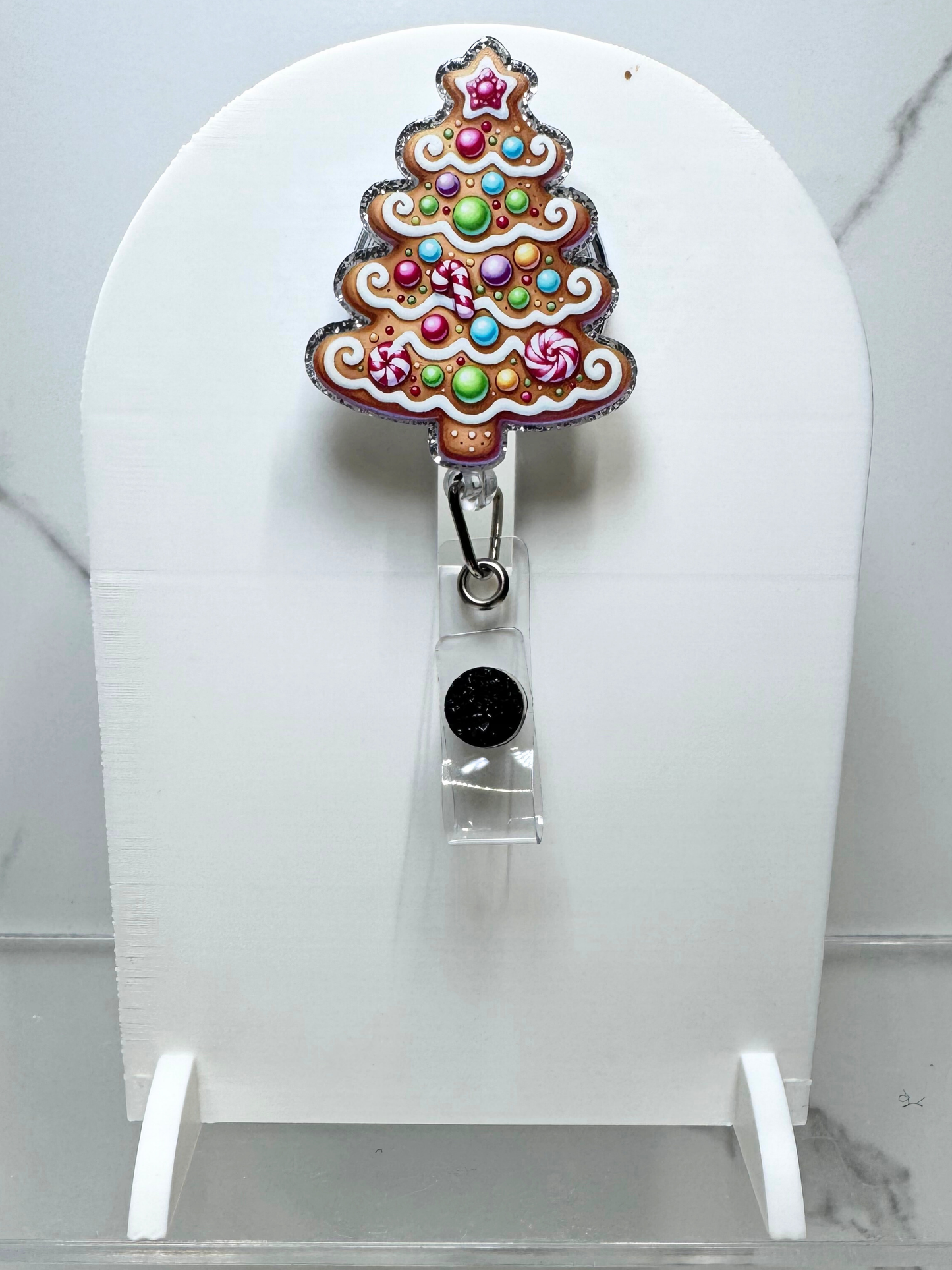 Gingerbread Tree Badge Reel