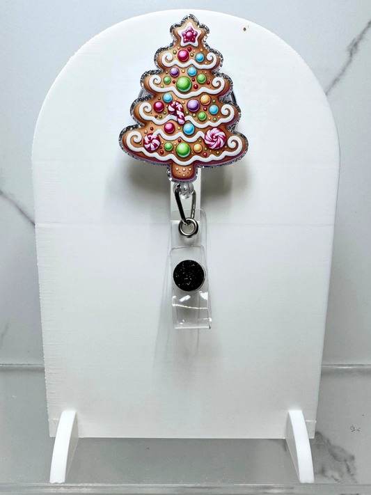 Gingerbread Tree Badge Reel