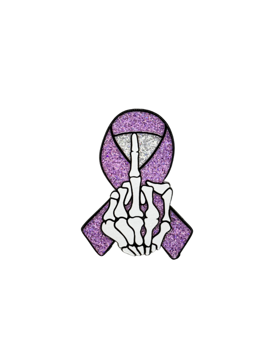 FU Purple Ribbon Acrylic