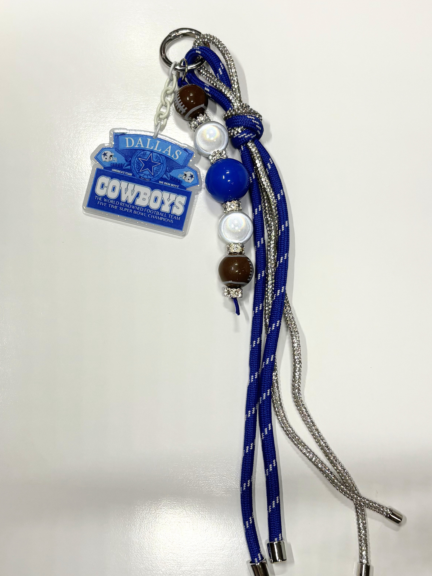 #34 DC Football Keychain