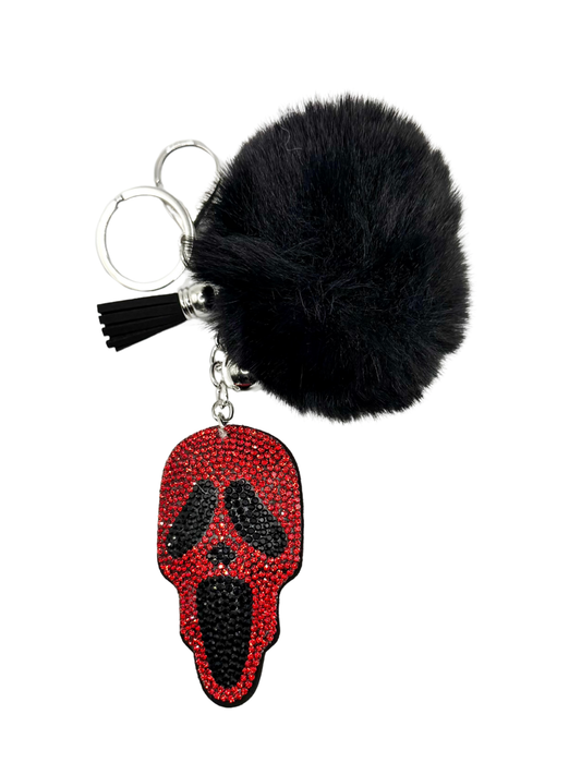 Halloween Rhinestone Keychain
