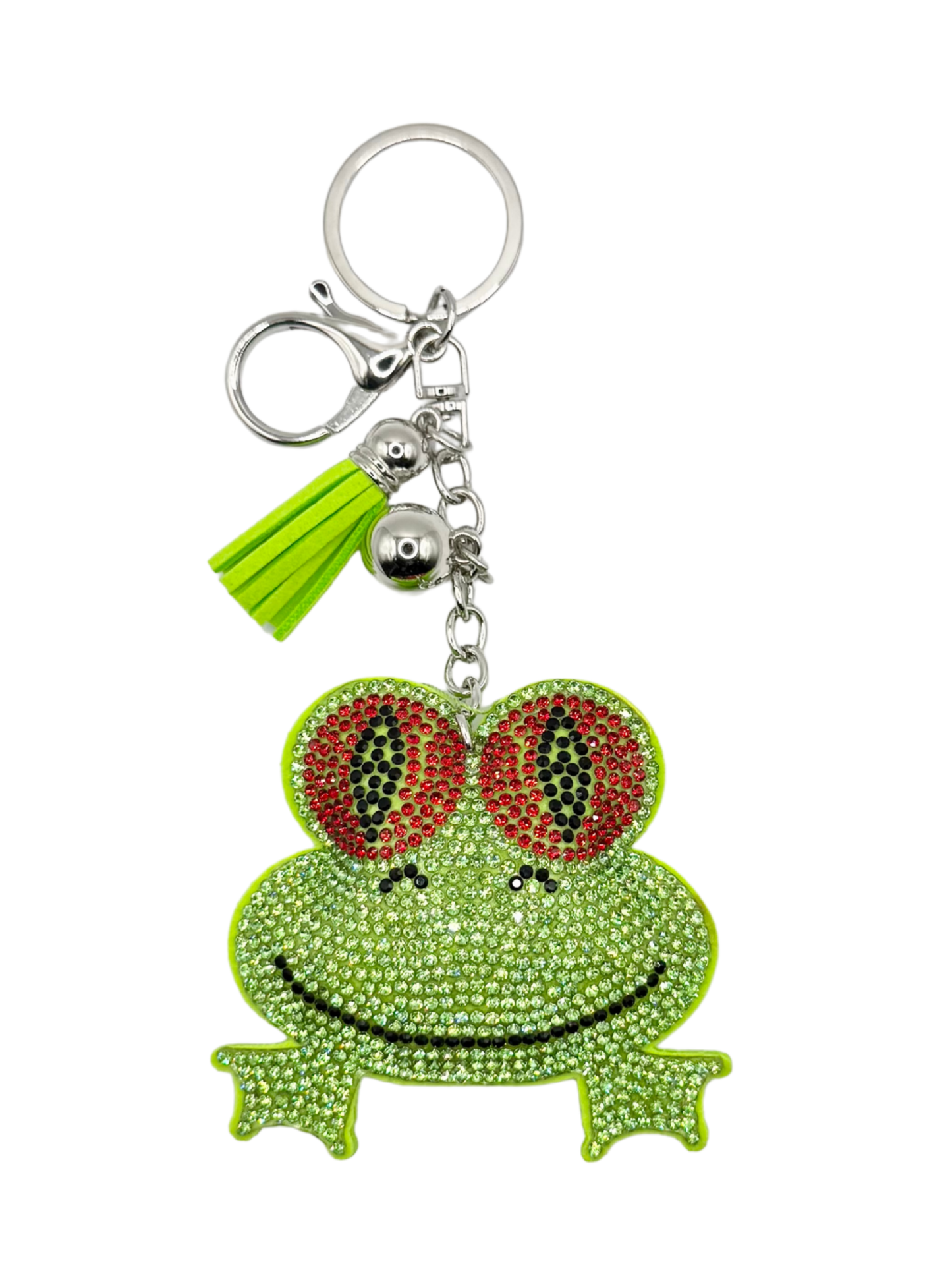 Frog Rhinestone Keychain