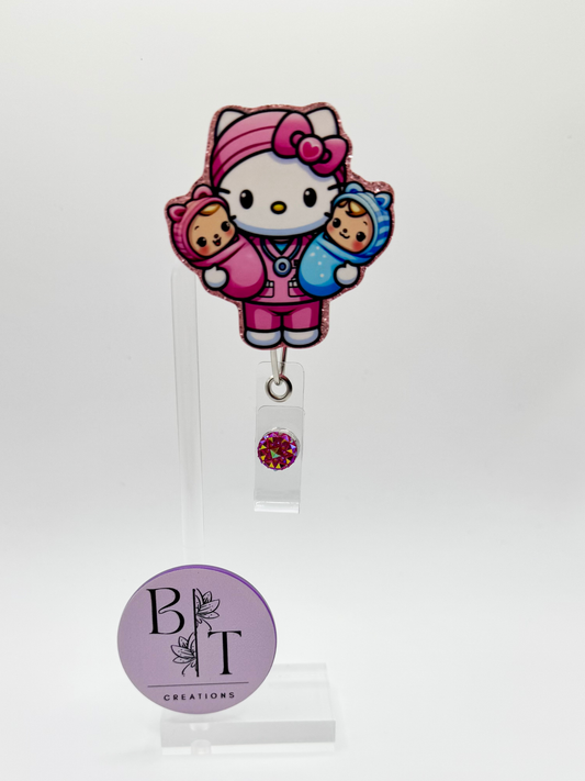 HK Babies Badge Reel W/ Velcro
