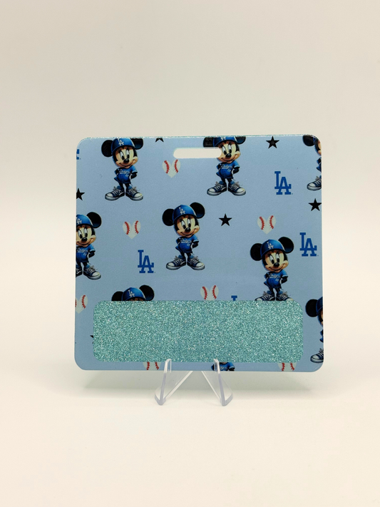 Boy Mouse La Baseball Badge Buddy