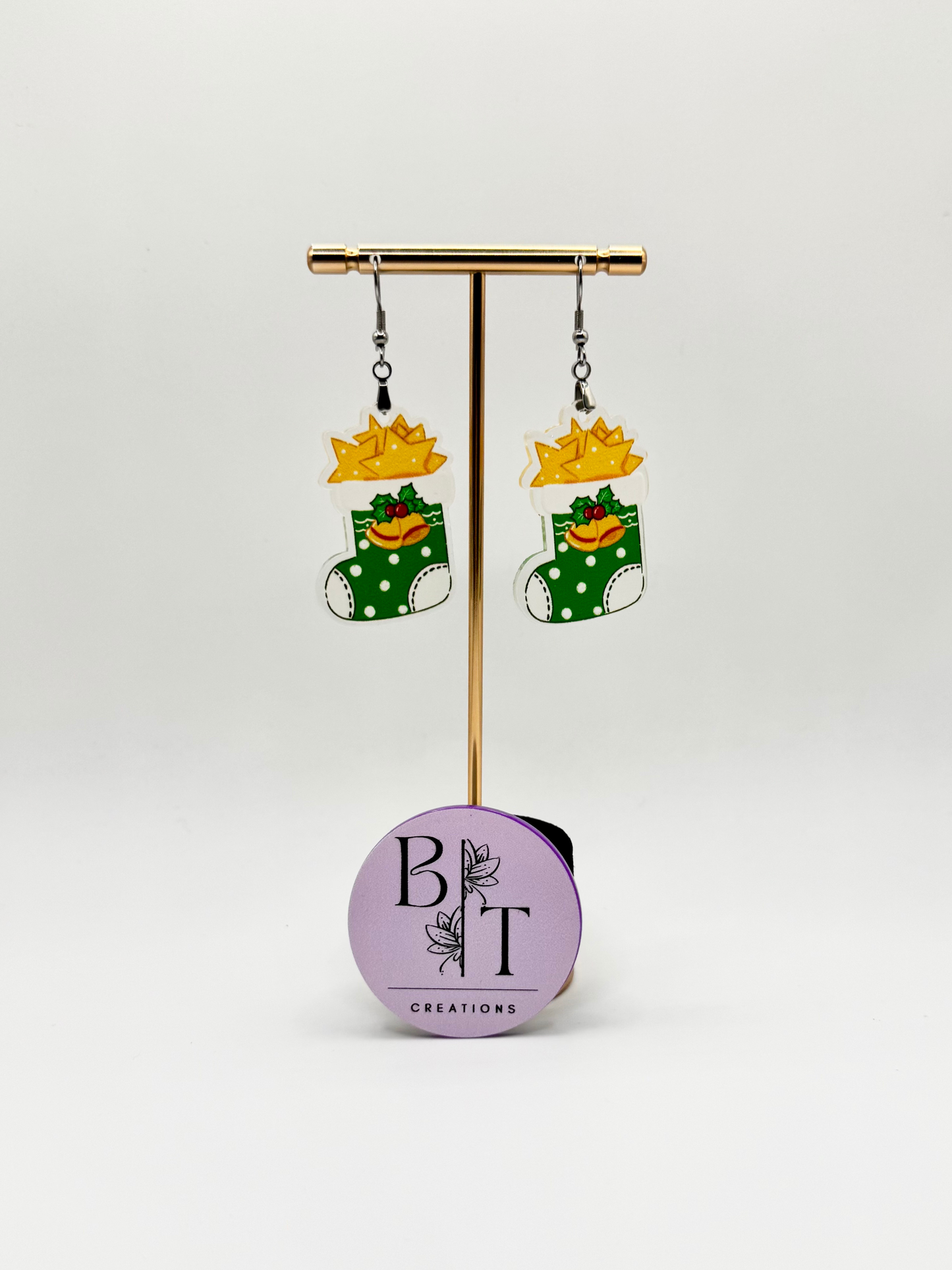 Stocking Earrings