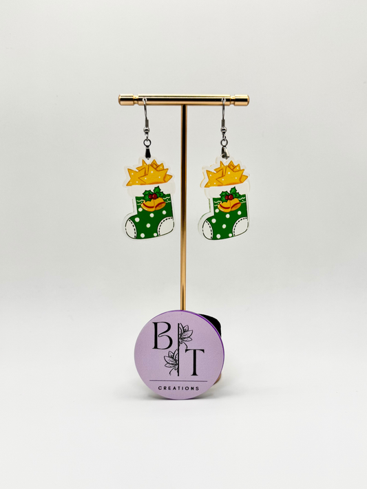 Stocking Earrings