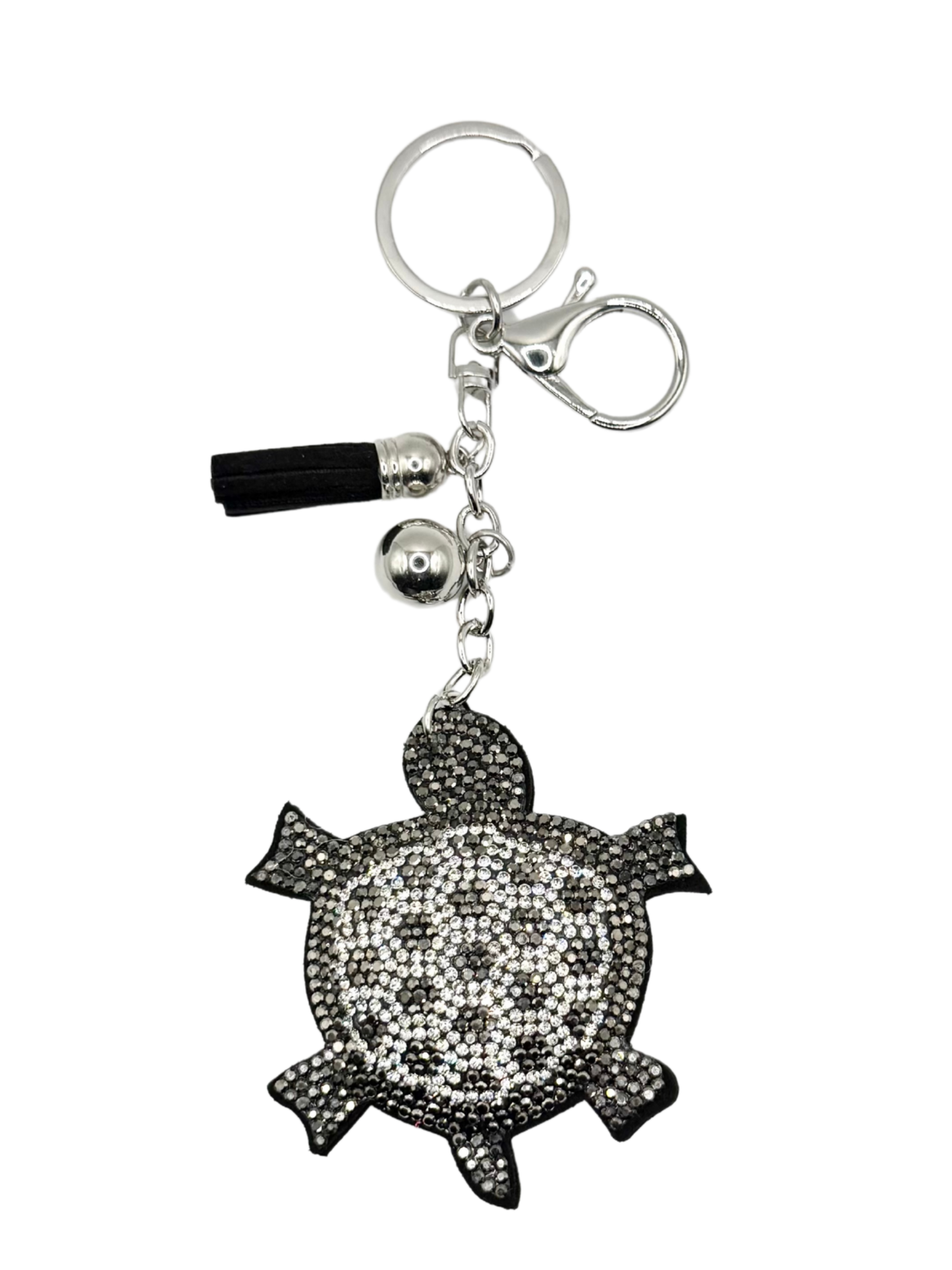 Turtle Rhinestone Keychain