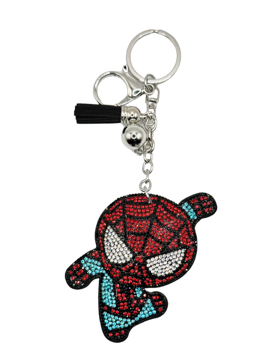 Hero Rhinestone Keychain