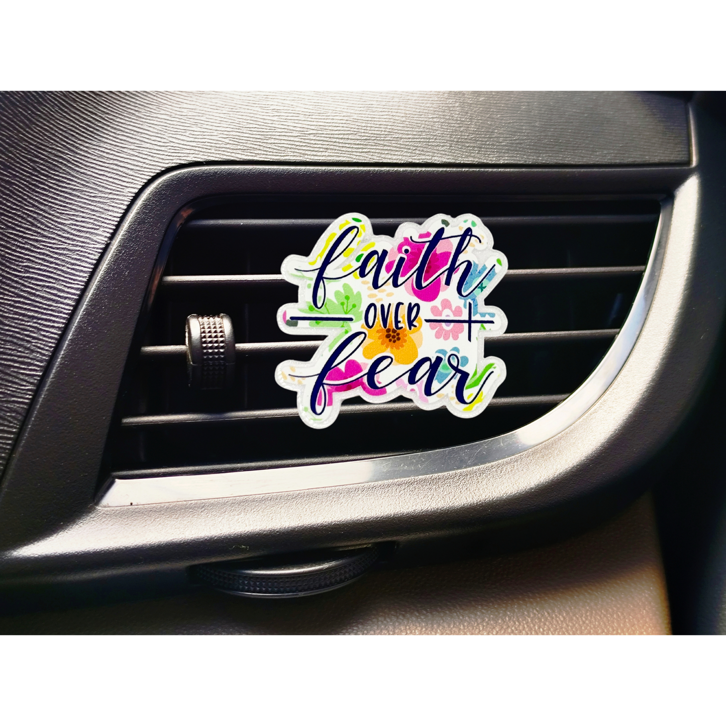 Faith Over Fear Car Vent Clip