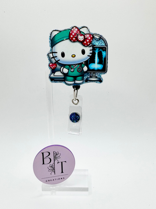XRAY HK Badge Reel W/ Velcro & Alligator Clip