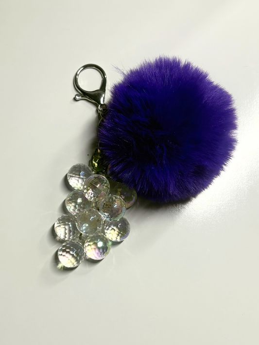 #18 Grape Keychain
