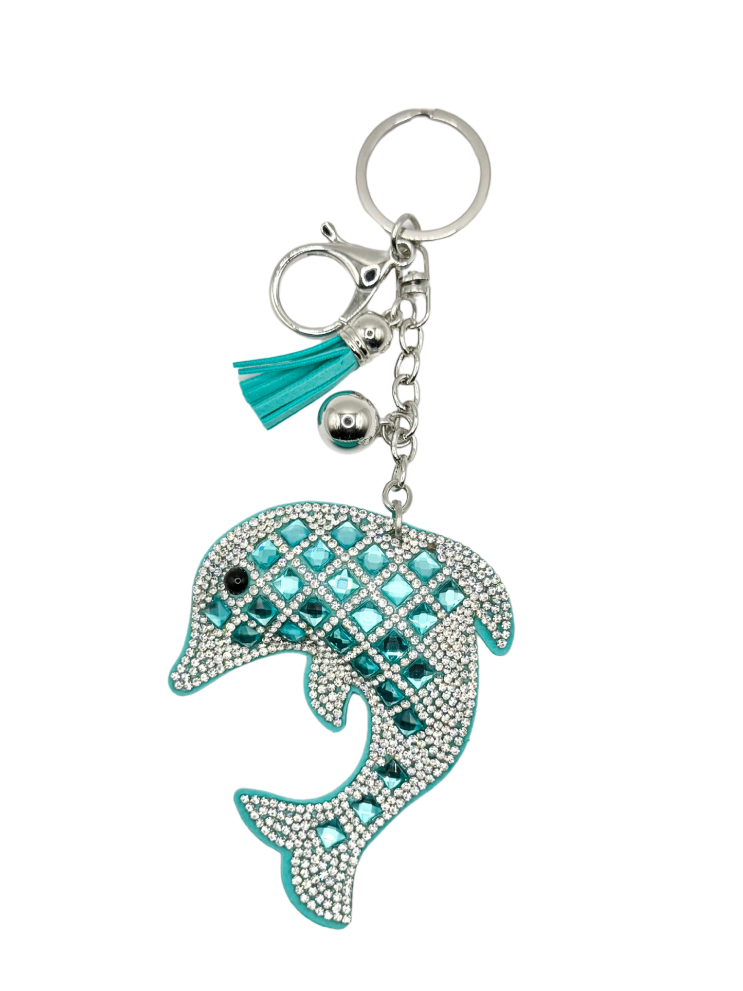 Dolphin Rhinestone Keycahin