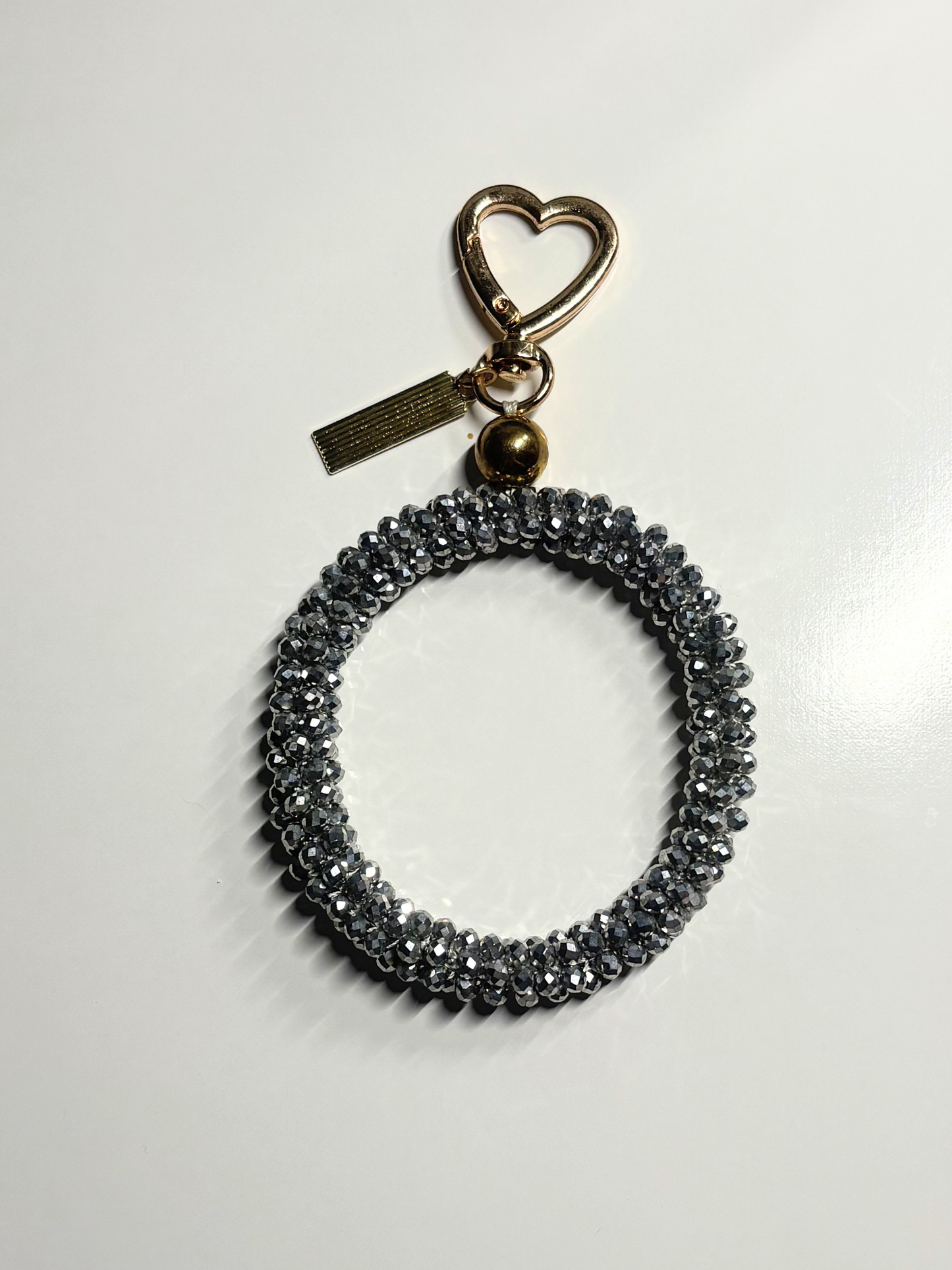 #22 Silver Ring Keychain