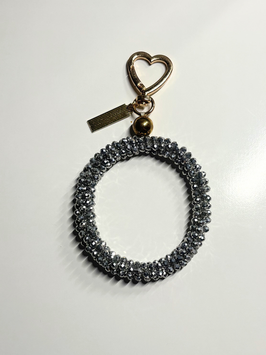 #22 Silver Ring Keychain