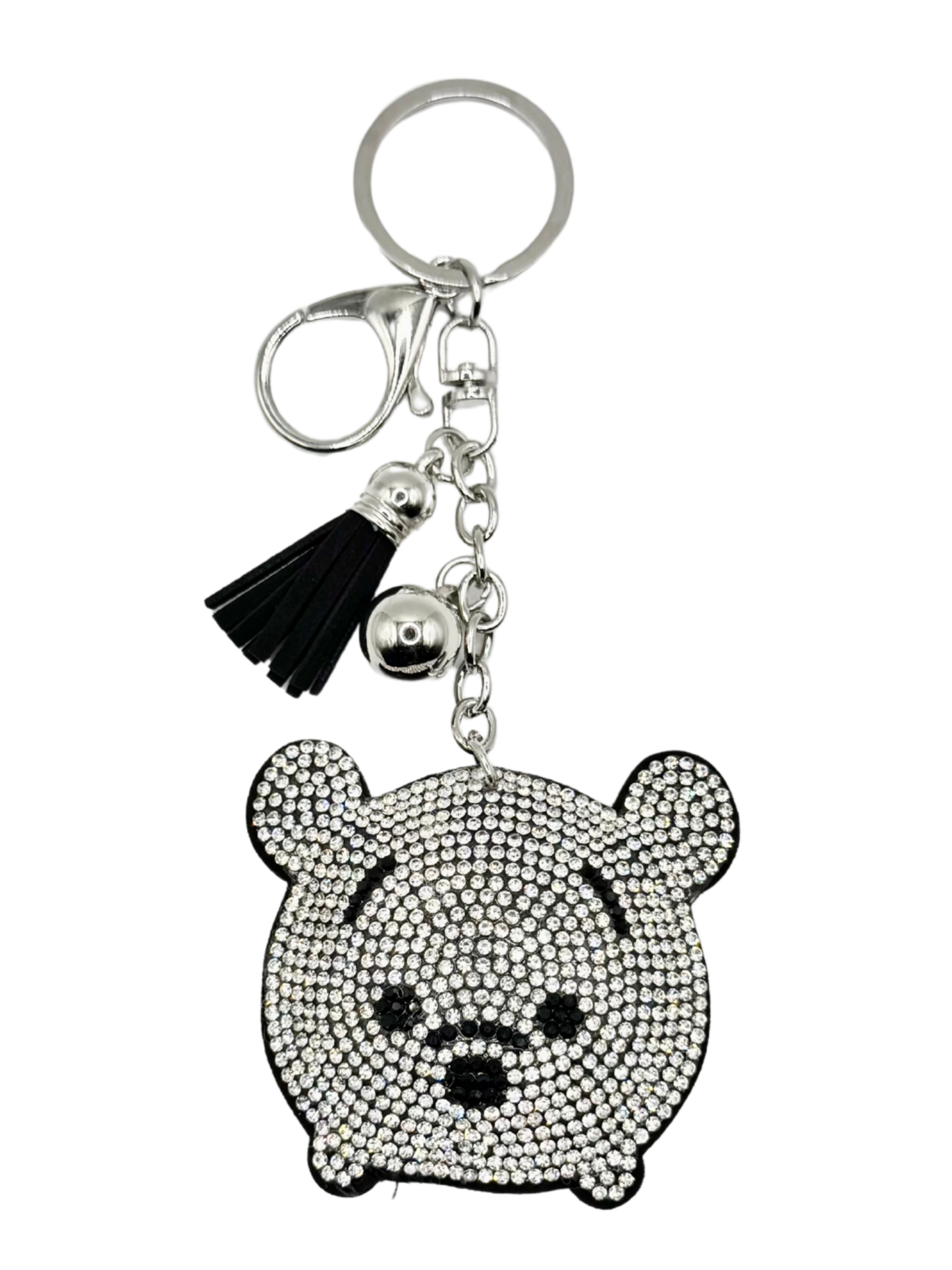 Bear Rhinestone Keychain