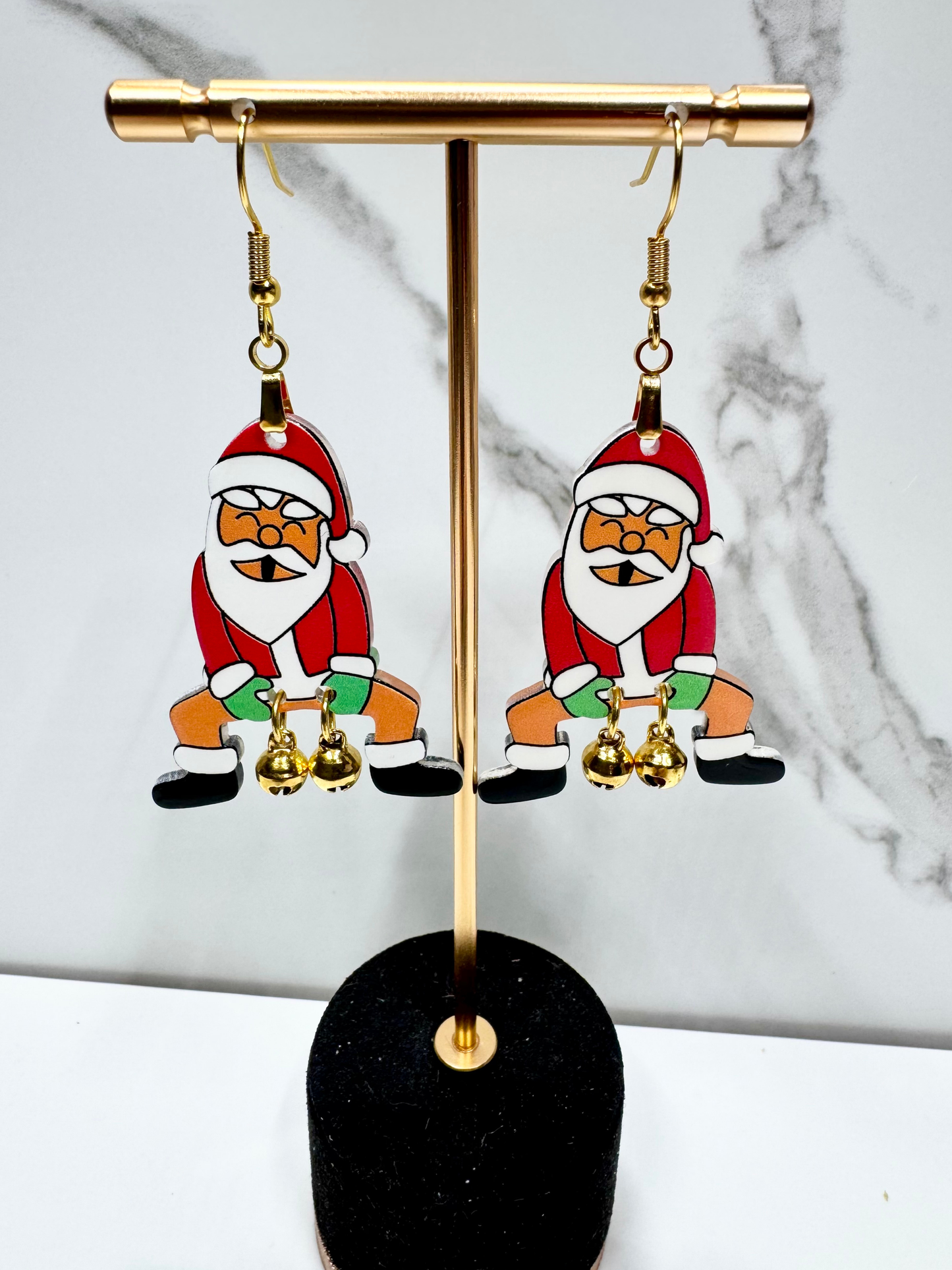 Santa Earrings