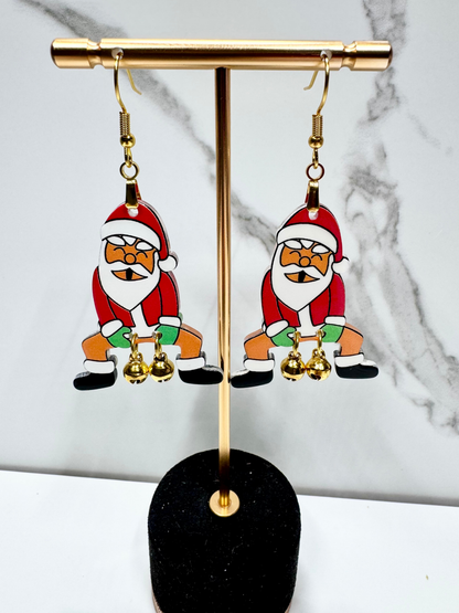 Santa Earrings