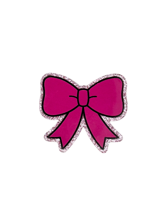 Pink Bow Acrylic
