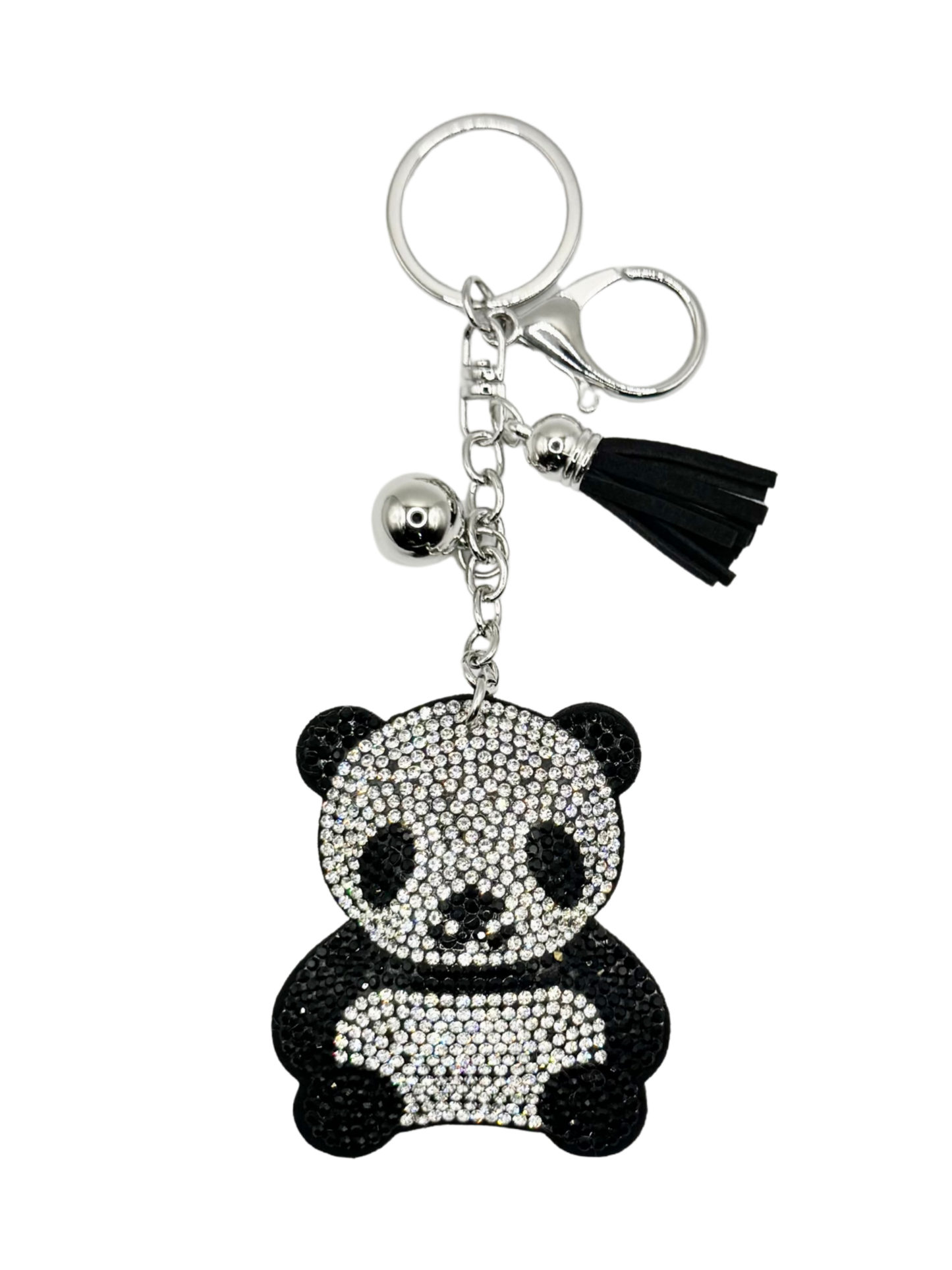 Panda Rhinestone Keychain