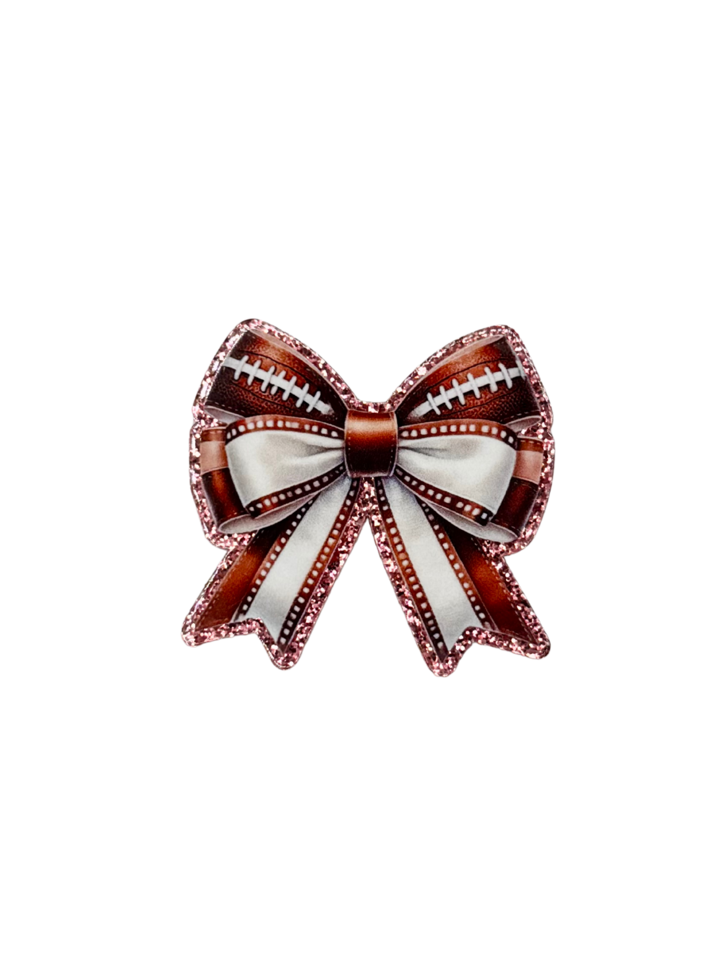 Football Bow Acrylic