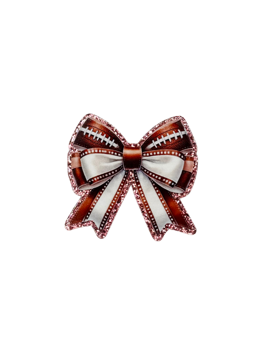 Football Bow Acrylic