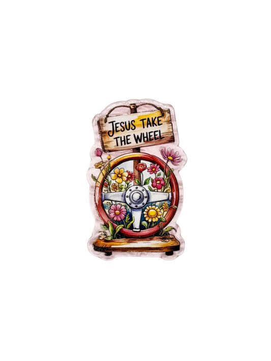 Jesus Take The Wheel Acrylic