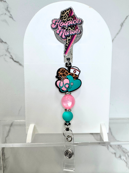 Hospice Nurse Badge Reel