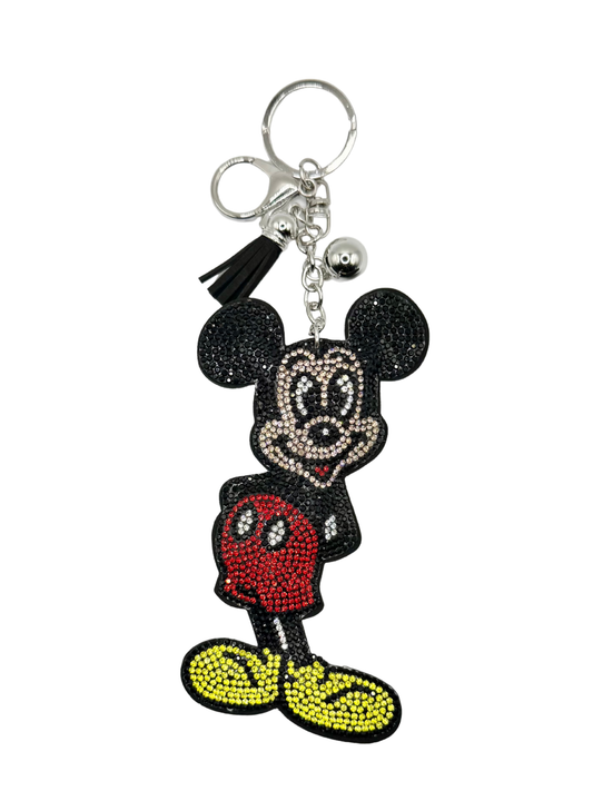 Mouse Rhinestone Keychain