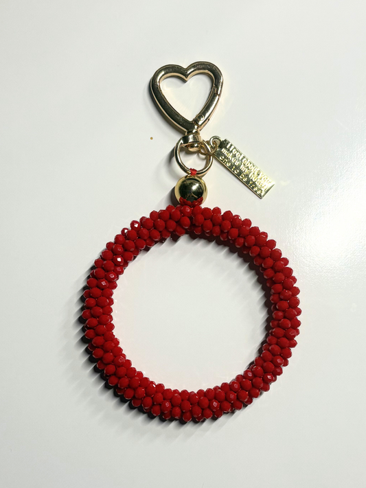 #21 Red Ring Keychain