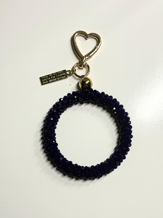 #20 Dark Blue Ring Keychain