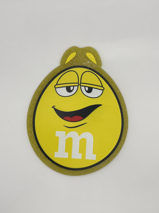 Yellow M&M Acrylic