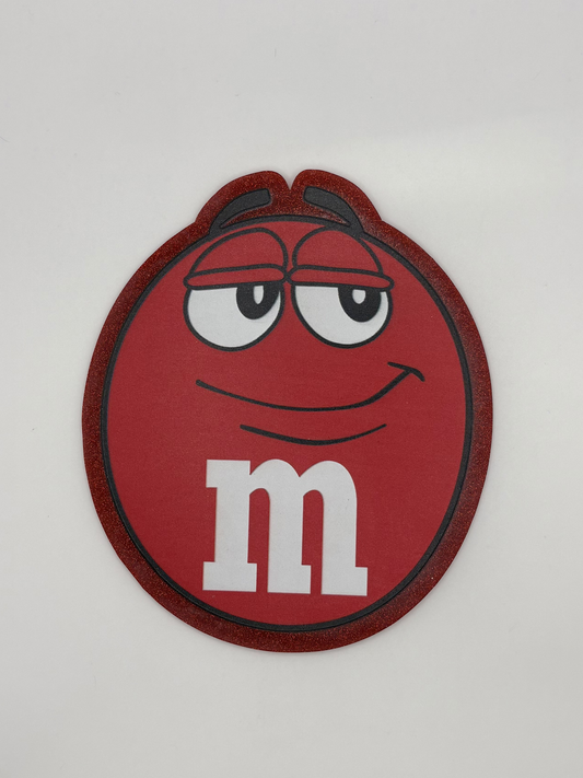 Red M&M Acrylic