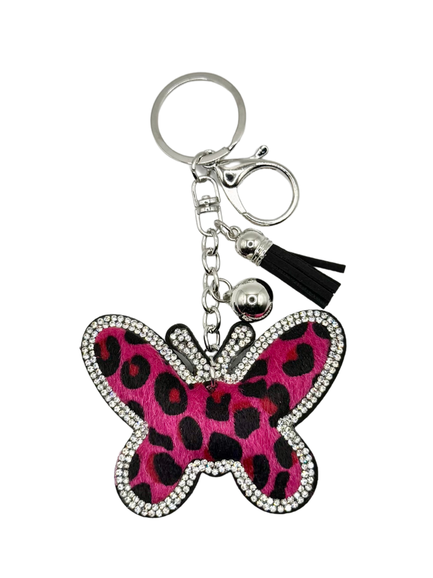 Butterfly Rhinestone Keychain