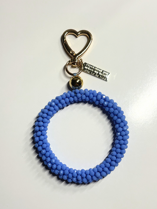 #23 Light Blue Ring Keychain