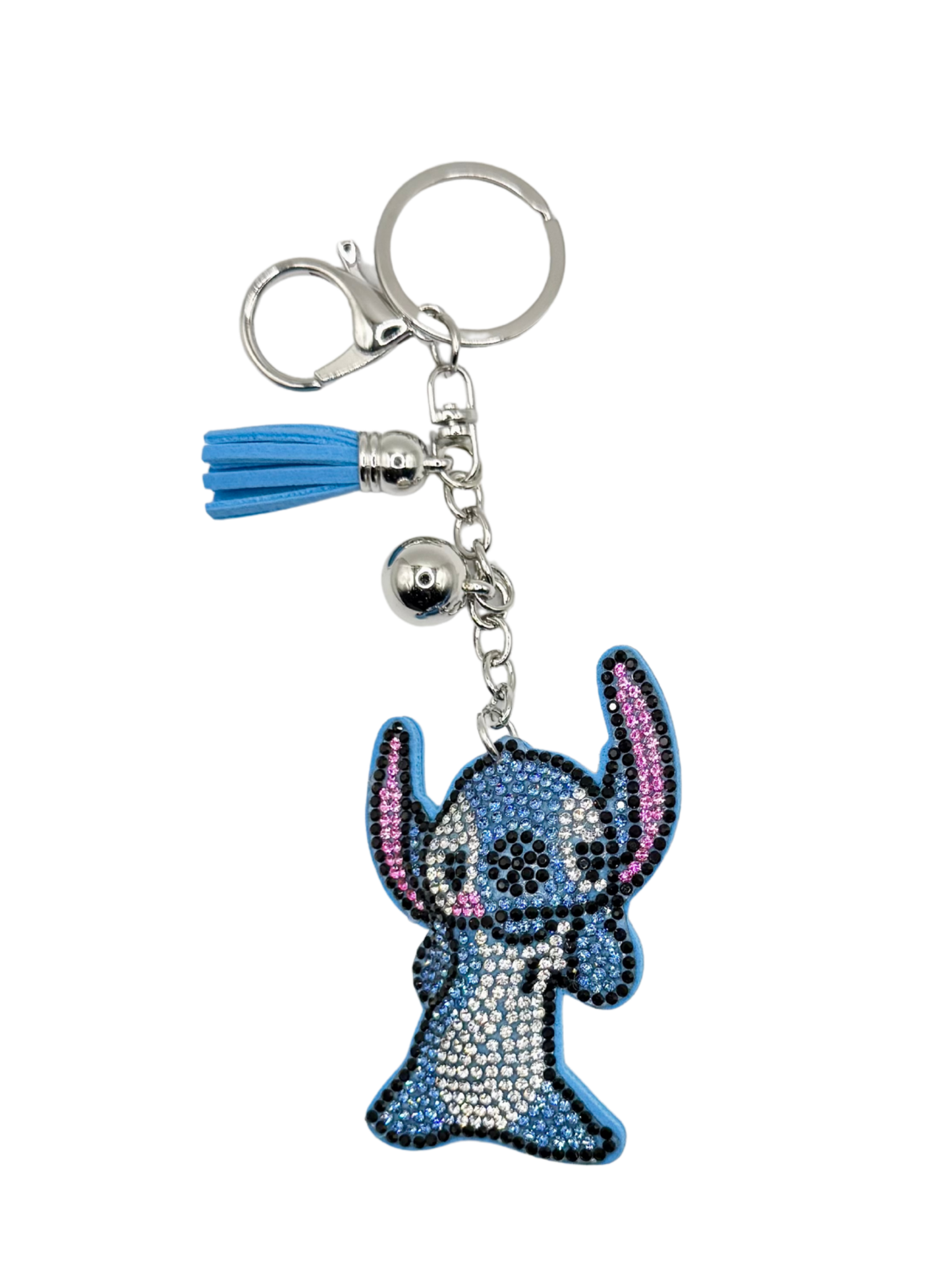 Alien Rhinestone Keychain