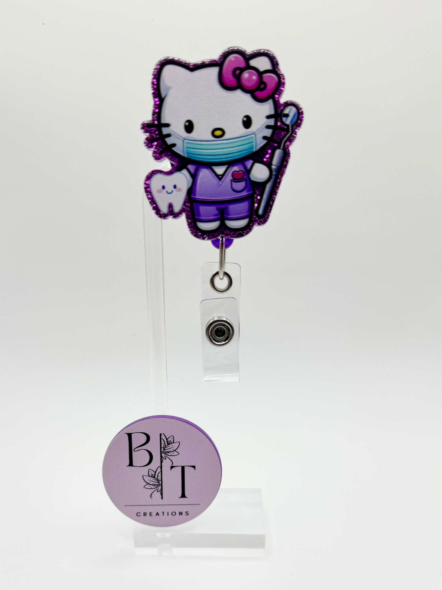 Dentist Badge Reel W/ Velcro