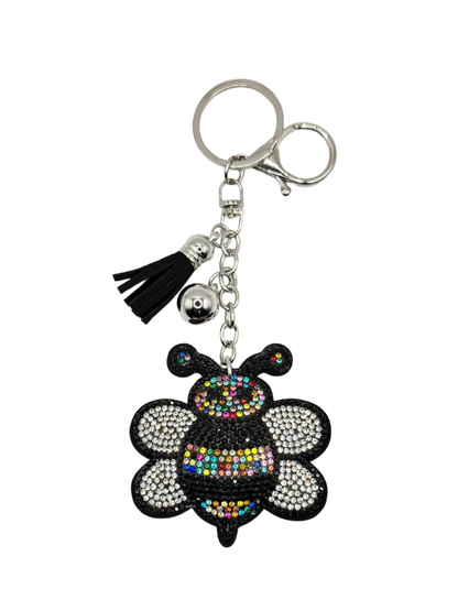 Bee Rhinestone Keychain