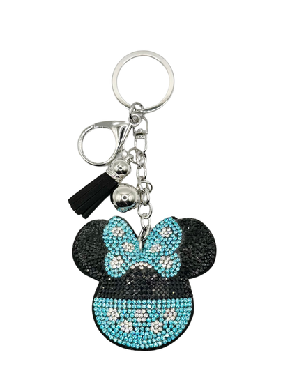 Mouse Rhinestone Keychain