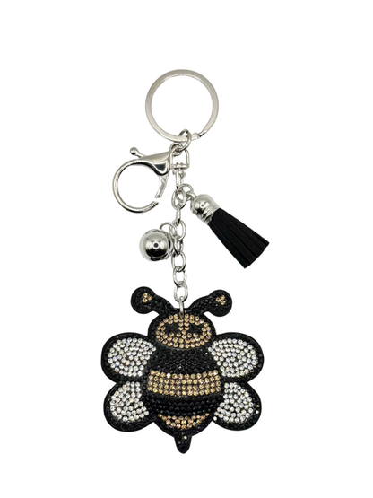 Bee Rhinestone Keychain