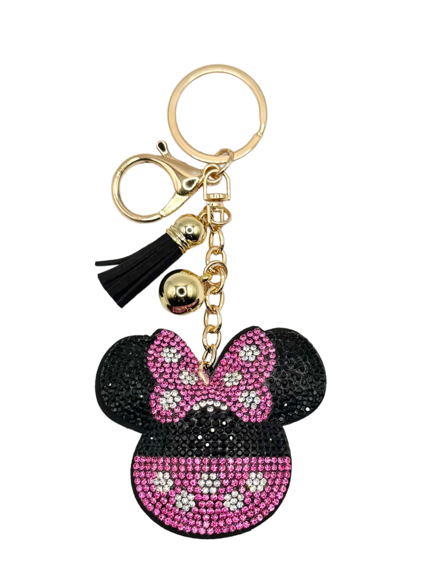 Mouse Rhinestone Keychain
