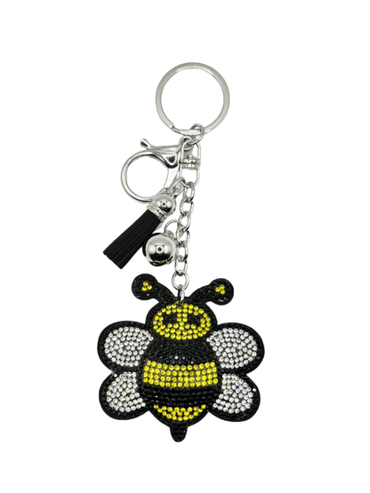 Bee Rhinestone Keychain