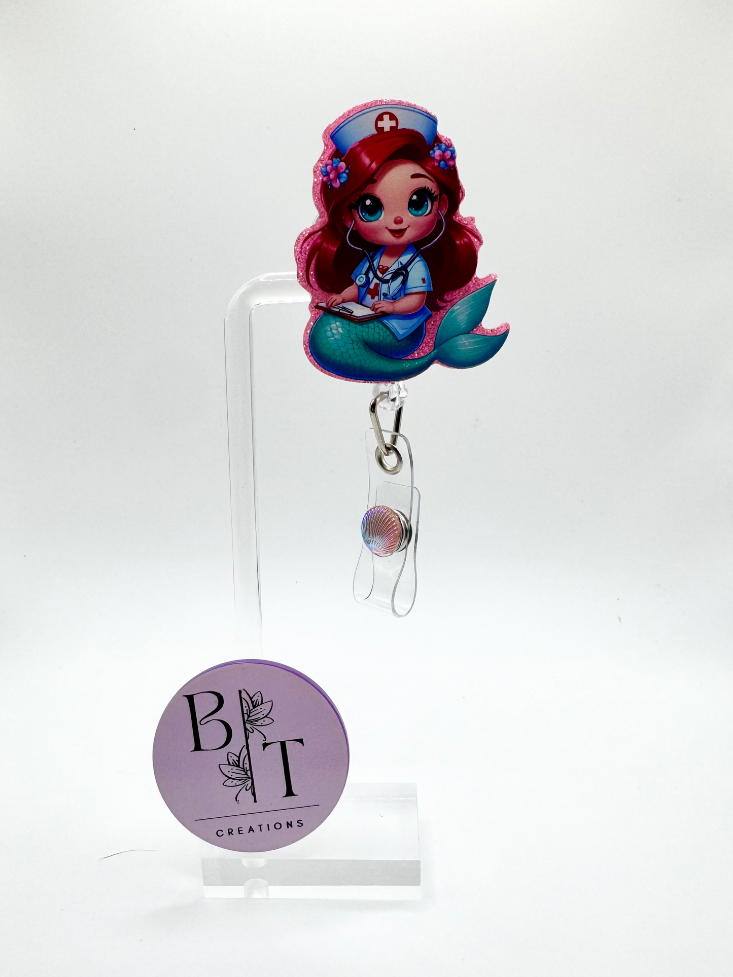 Princess Badge Reel W/ Velcro