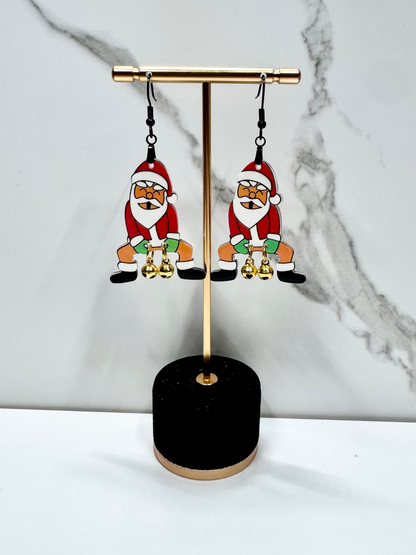 Santa Earrings