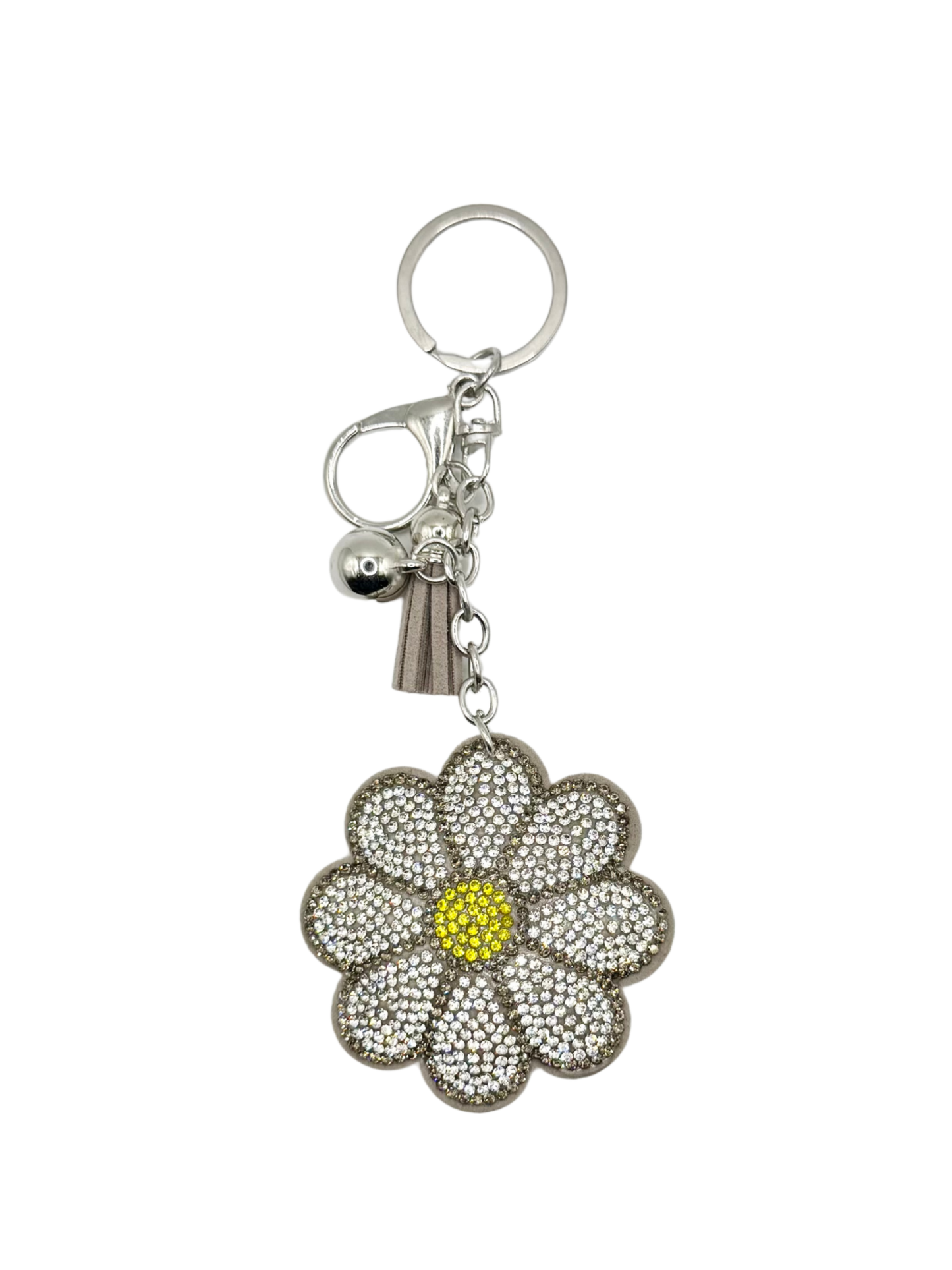 Daisy Rhinestone Keychain